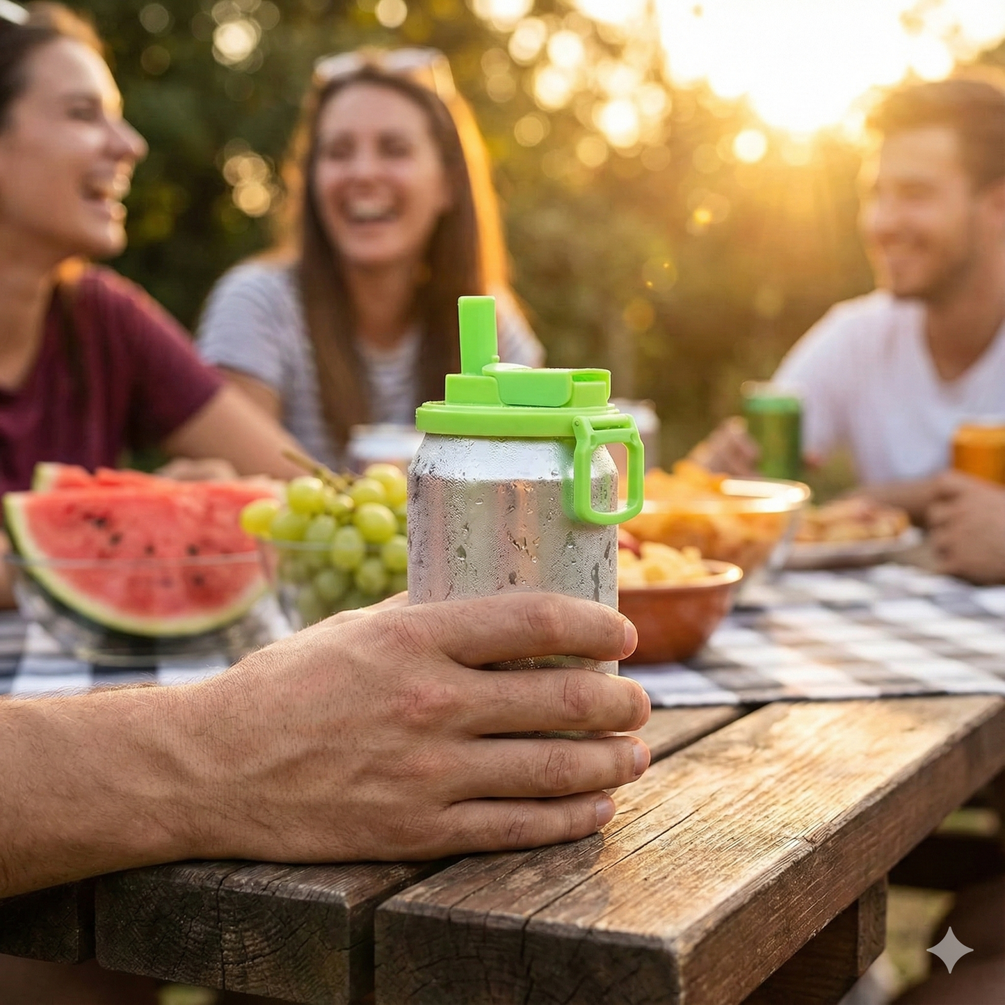 SodaLock™ - Tappo Ermetico con Cannuccia per Lattine (Stop Insetti & Sgasamento)